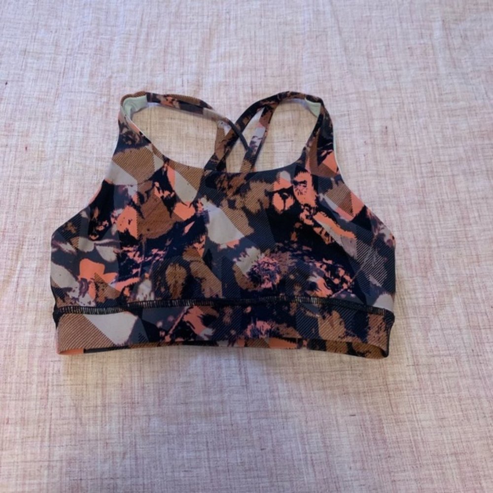 Lululemon mulitcolor energy bra